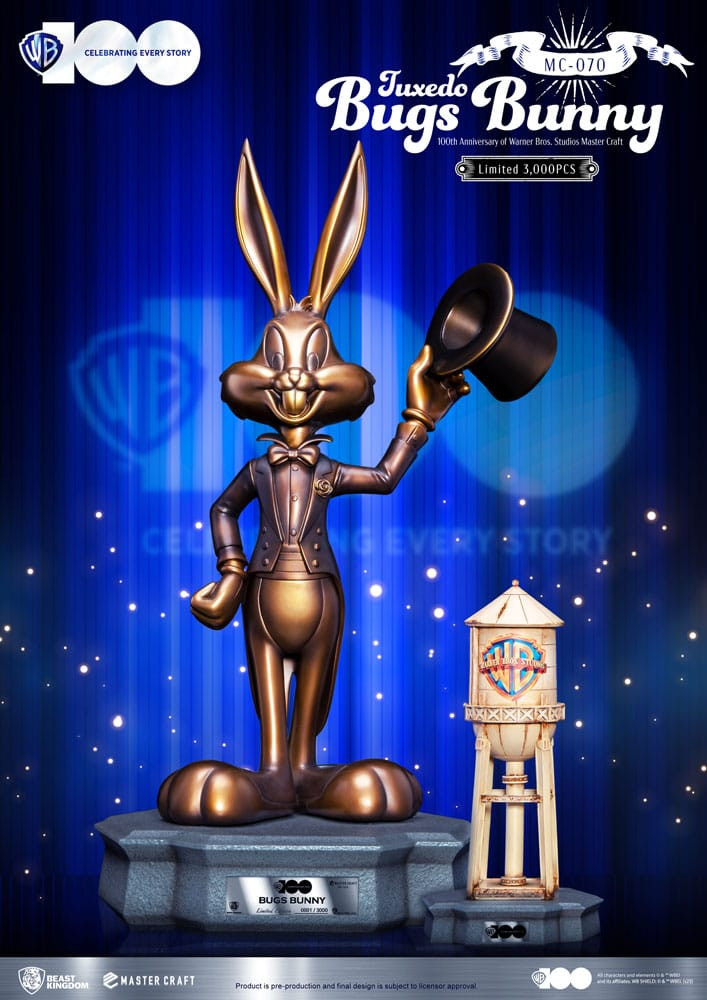 Bugs Bunny 100e anniversaire des studios Warner Bros - Looney Tunes Mastercraft