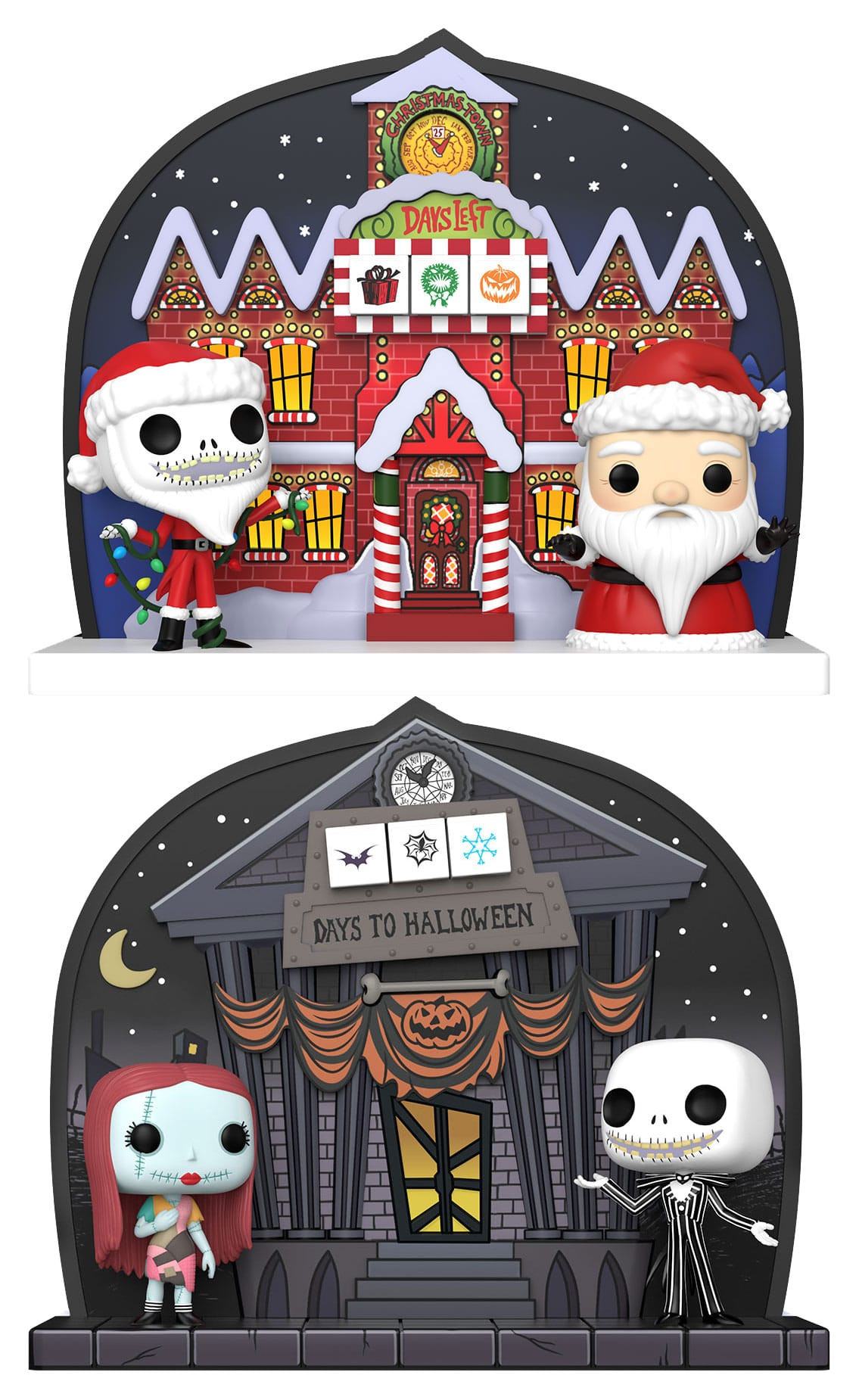 Nightmare before Christmas Pocket POP! calendrier 13 Day Countdown Dual Side Halloween