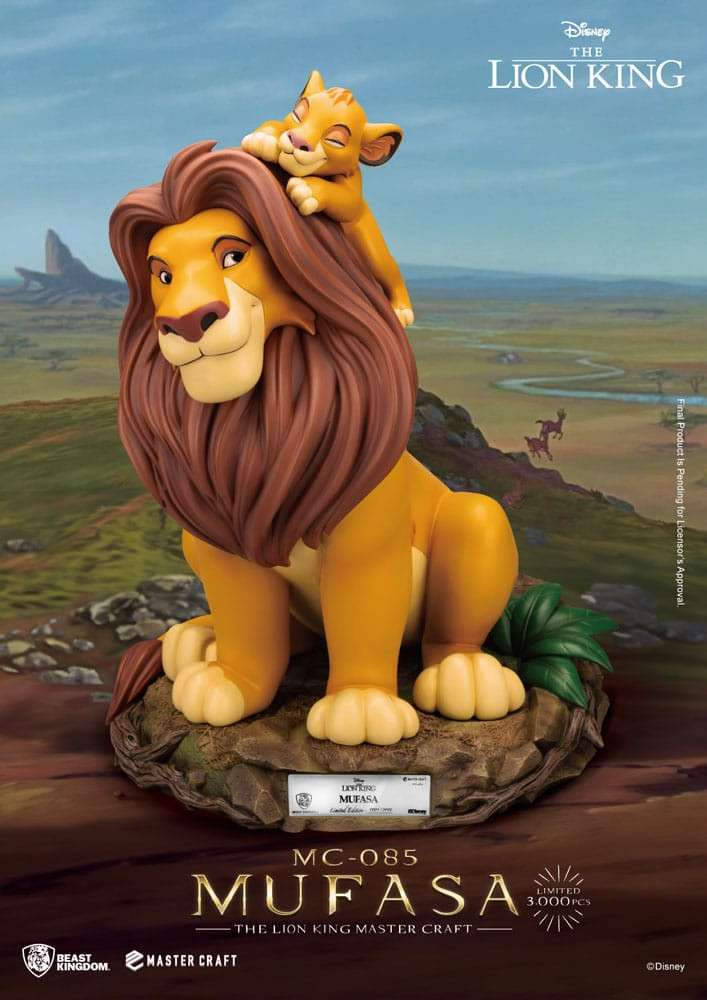 Mufasa Le Roi Lion - Disney Mastercraft