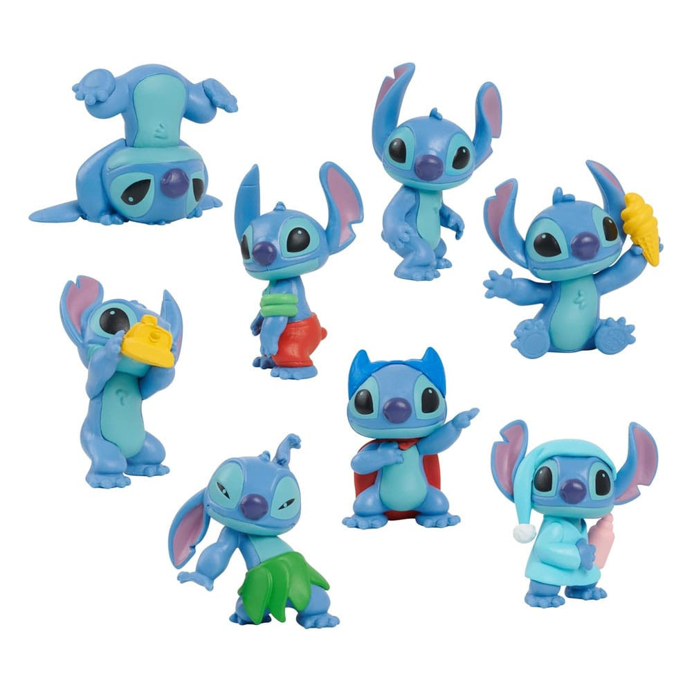 Pack 8 figurines Stitch - Disney Lilo & Stitch