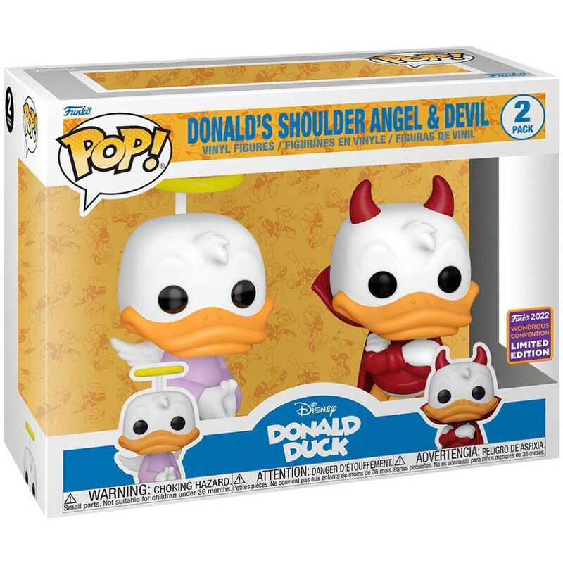 FUNKO POP! Donald Ange & Demon exclu - Disney Donald