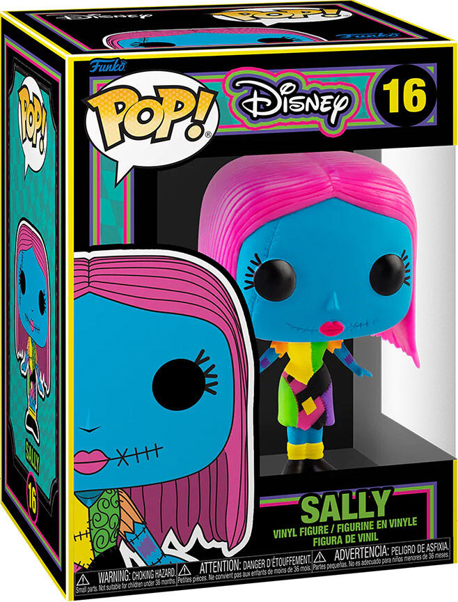 FUNKO POP! 16 Sally Blacklight - Disney L'Étrange Noël de Monsieur Jack