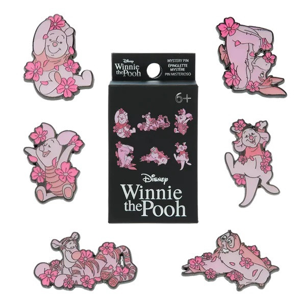 Pin's Winnie et ses amis fleurs de cerisier - Disney Winnie l'Ourson