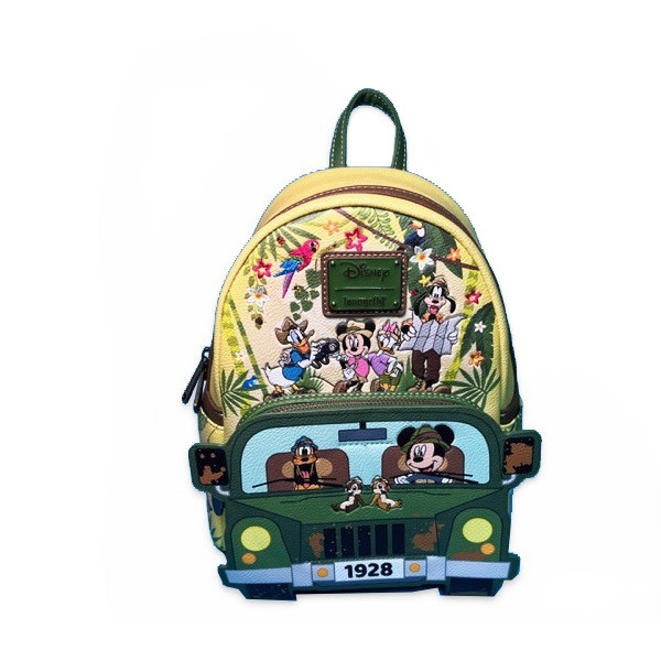 Mini sac à dos exclusif Mickey & ses amis expédition dans la jungle - DISNEY LOUNGEFLY