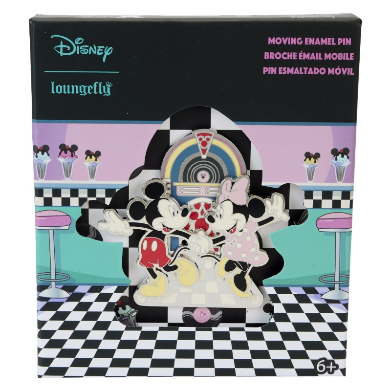 Pin's Mickey et Minnie soirée en amoureux Juke Box - Disney Mickey et Minnie