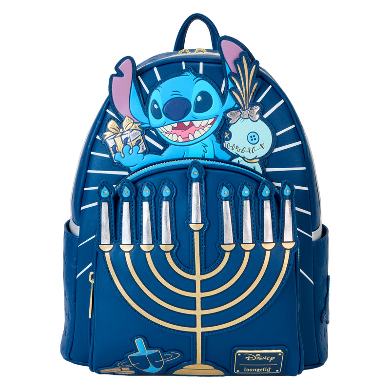 Mini sac à dos lumineux Stitch Hanukkah Menorah - DISNEY LOUNGEFLY