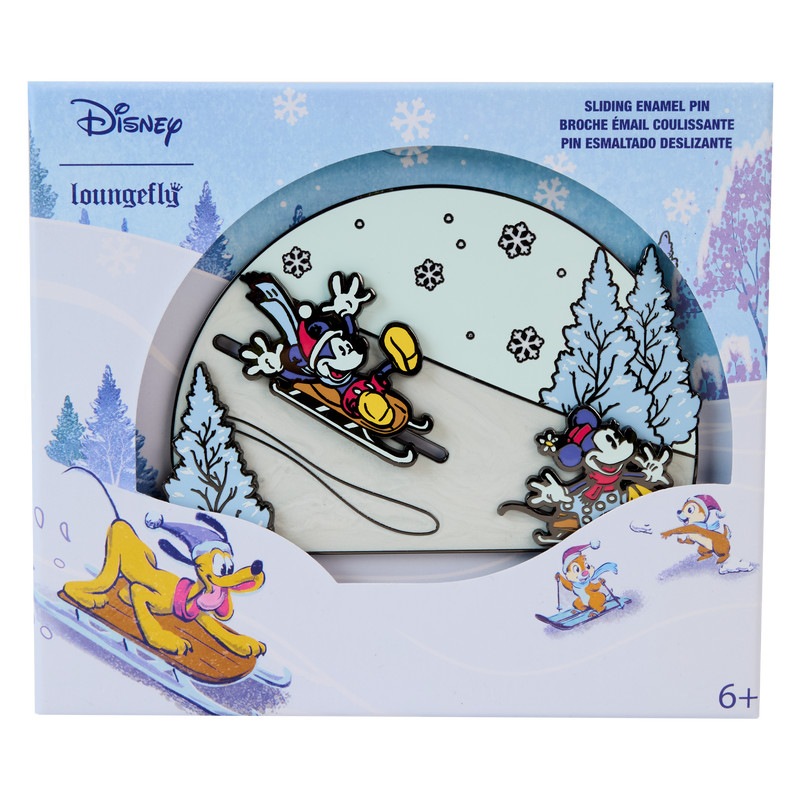 Pin coffret collector Mickey & Friends Winter Wonderland - DISNEY LOUNGEFLY