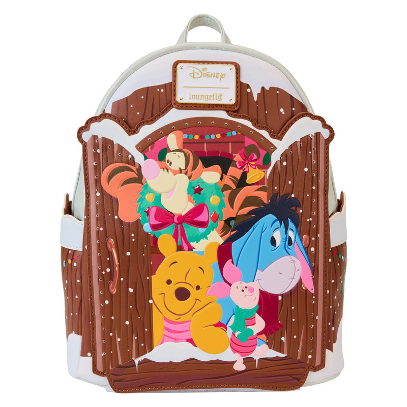 Mini sac à dos lumineux vœux de Noël - DISNEY LOUNGEFLY Winnie L'ourson et ses amis