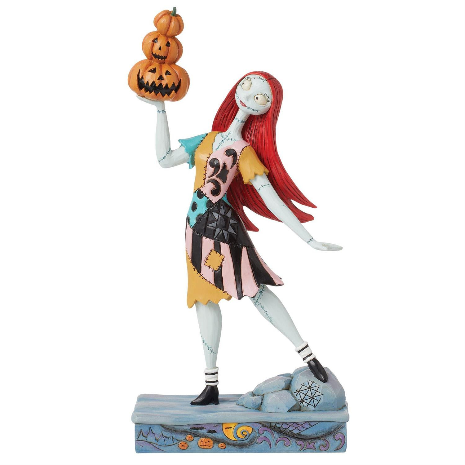 Figurine Sally avec des citrouilles - DISNEY TRADITIONS