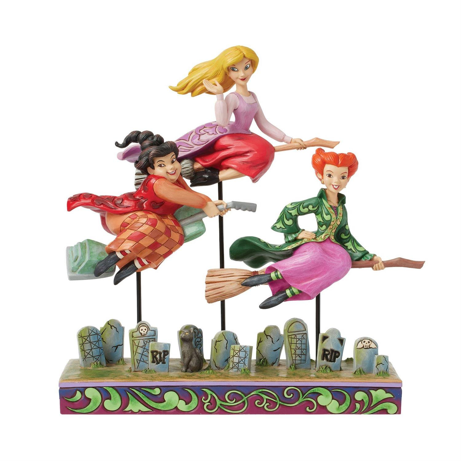 Figurine Les Sœurs Sanderson volent Hocus Pocus - DISNEY TRADITIONS