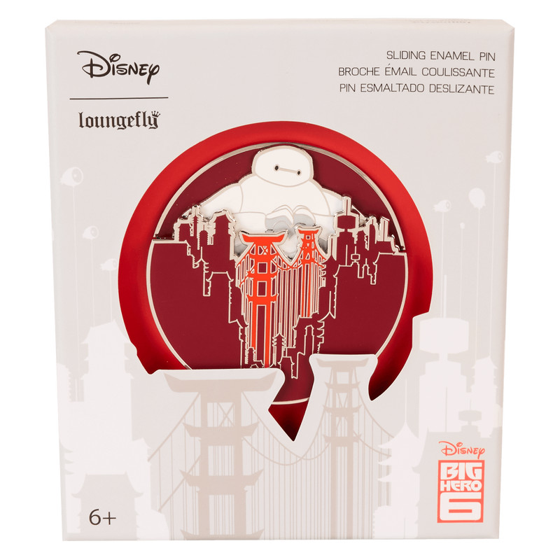 Pin's coffret collector Baymax aime San Fransokyo 10e anniversaire  - DISNEY LOUNGEFLY Les Nouveaux Héros