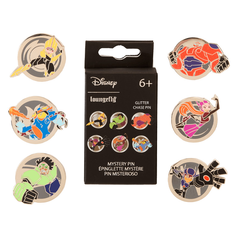 Pin boite mystère Les Nouveaux Héros 10e anniversaire - DISNEY LOUNGEFLY