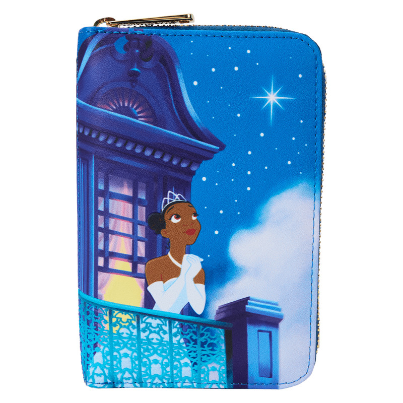 Portefeuille lumineux étoile de souhait Tiana - DISNEY LOUNGEFLY La Princesse et la grenouille 15e anniversaire