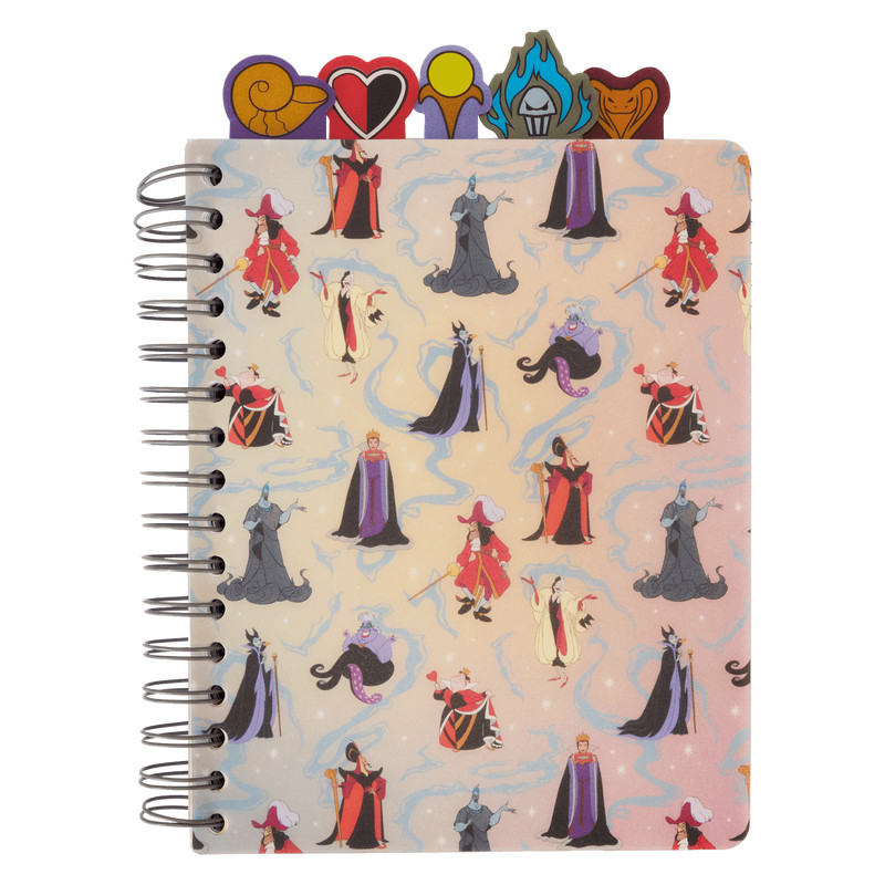 Journal à spirales irisées - DISNEY LOUNGEFLY Villains