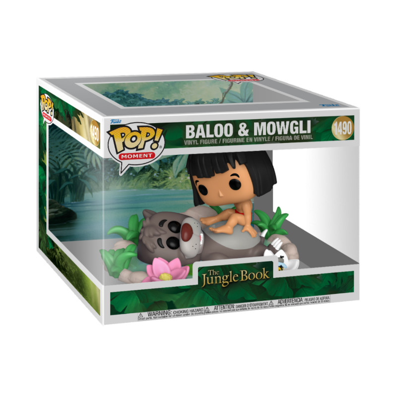 Funko Pop Moment ! Baloo et Mowgli - Disney Le Livre de la Jungle