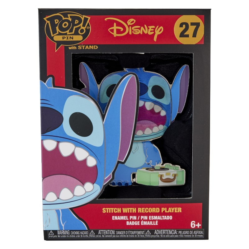 Pop Pin Stitch avec un tourne-disque - Disney Lilo & Stitch