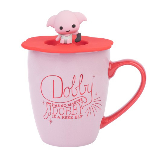 MUG PREMIUM AVEC COUVERCLE DOBBY - HARRY POTTER