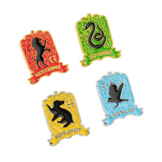 SET DE 4 PINS MAISONS DE POUDLARD - HARRY POTTER