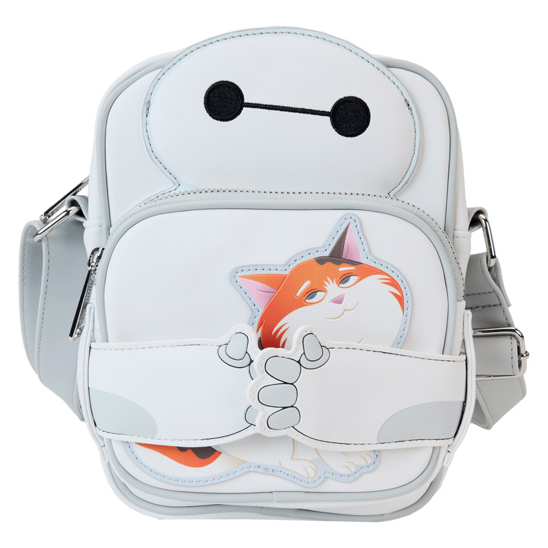 Sac à bandoulière avec porte-monnaie Baymax & Mochi - DISNEY LOUNGEFLY Les Nouveaux Héros 10e anniversaire