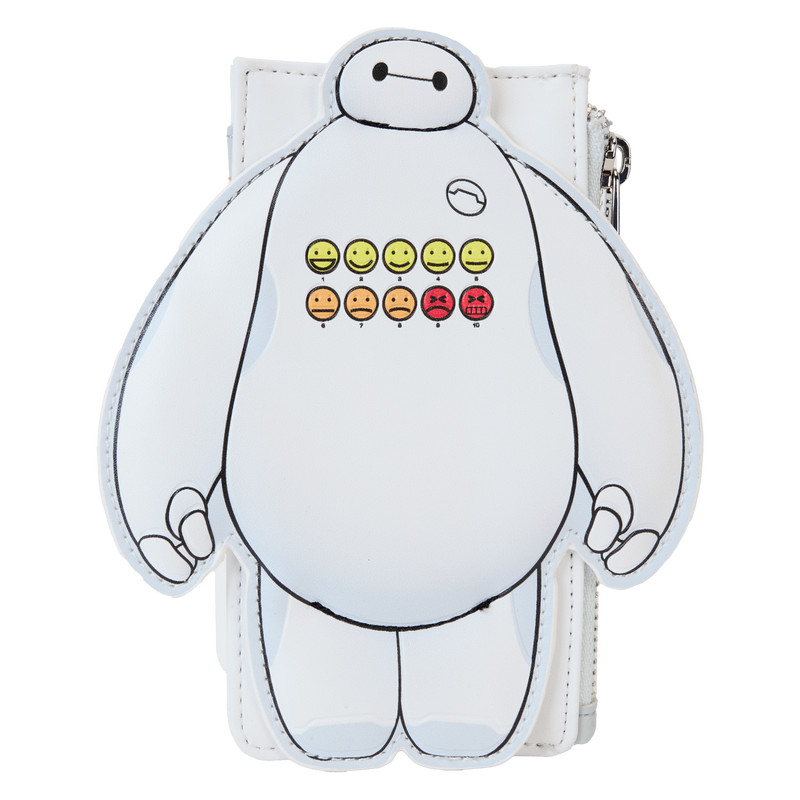 Grand porte-cartes Baymax échelle de douleur - DISNEY LOUNGEFLY Les Nouveaux Héros 10e anniversaire