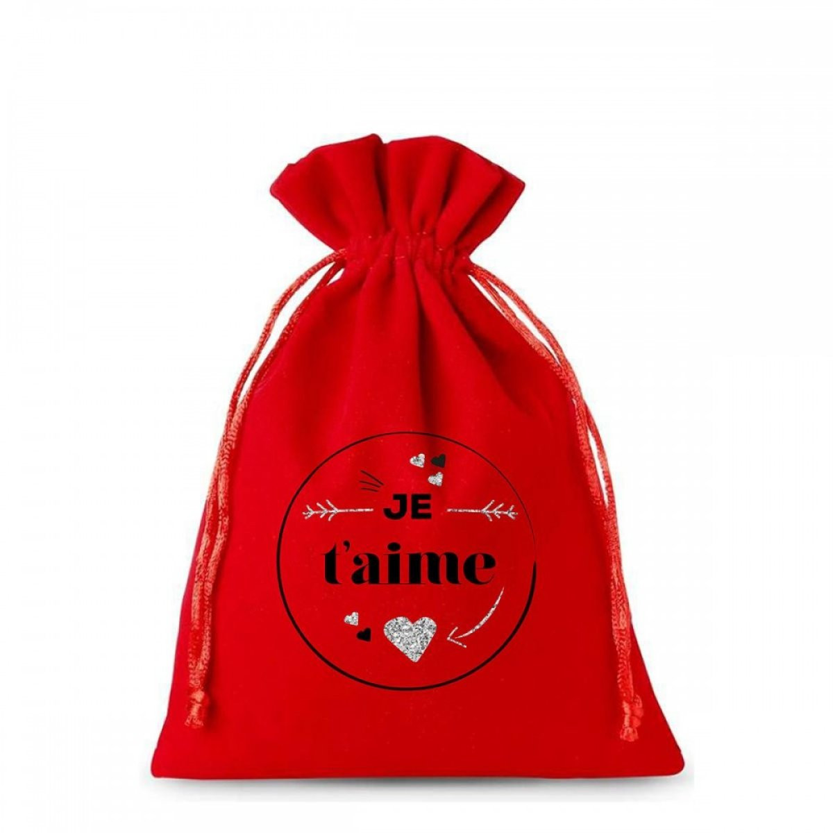 Pochette rouge "Je t'aime"