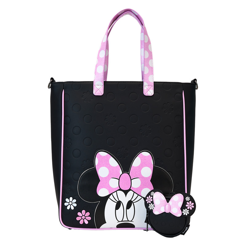 Tote bag avec porte-monnaie à motif floral Minnie Mouse Rock The Dots - DISNEY LOUNGEFLY