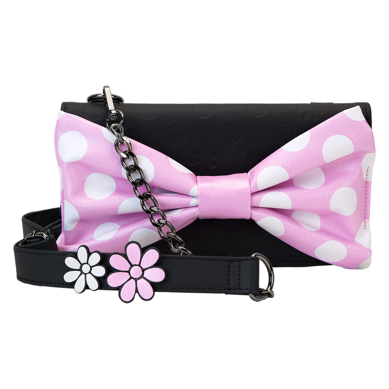 Sac à Bandoulière pochette Minnie Mouse Floral Rock The Dots - DISNEY LOUNGEFLY