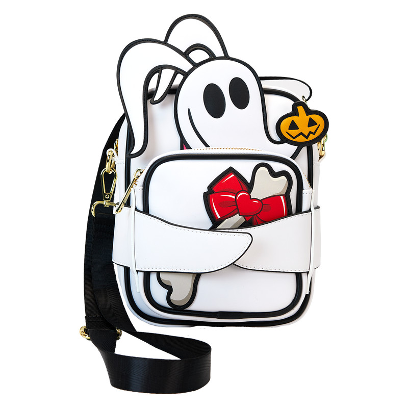 Sac à bandoulière avec porte-monnaie Zéro - DISNEY LOUNGEFLY L'étrange Noël de Monsieur Jack