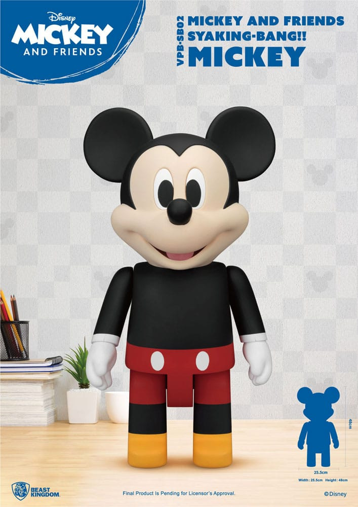 Disney Syaking Bang tirelire de vinyle Mickey and Friends Mickey 48 cm