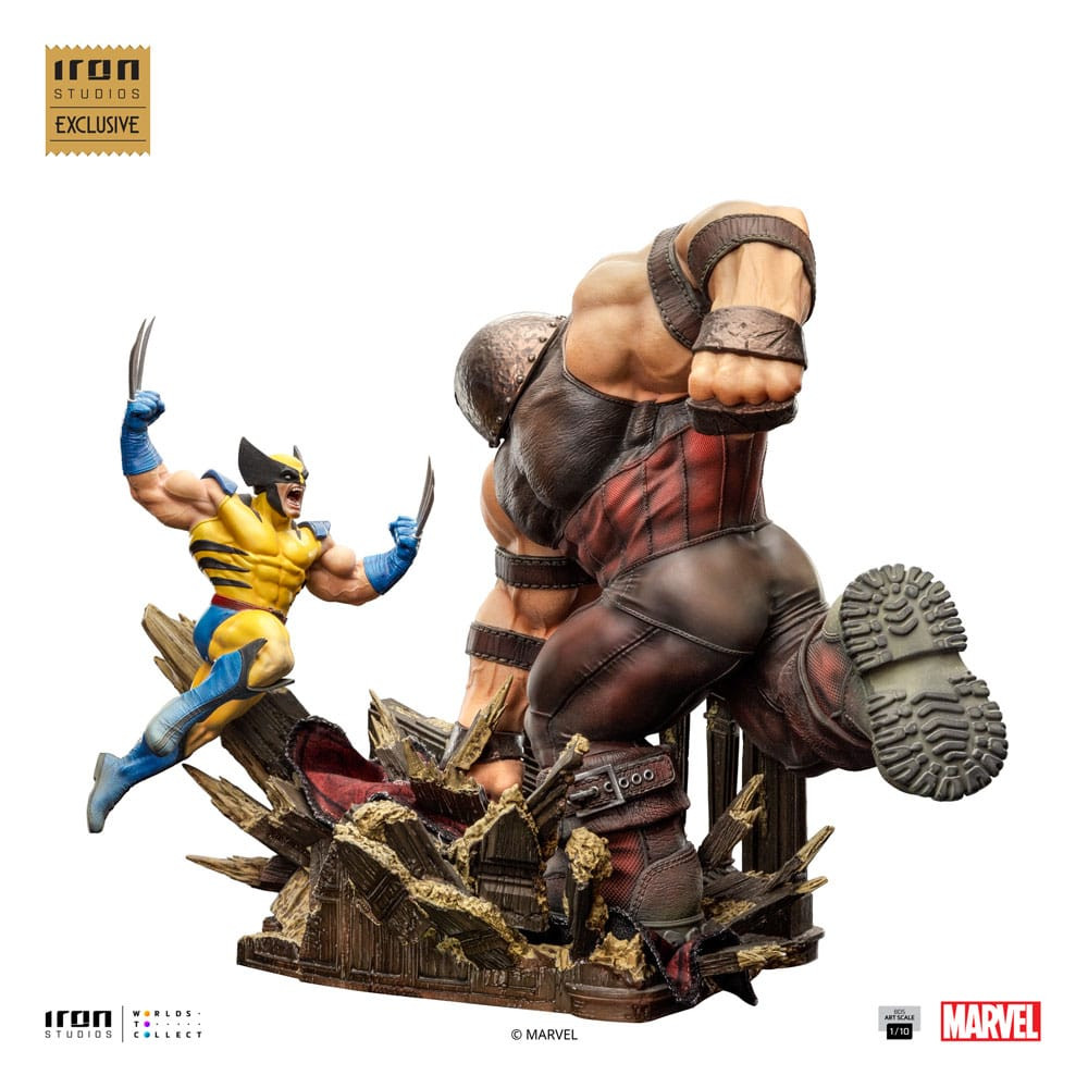 Marvel statuette 1/10 BDS Art Scale Wolverine vs Juggernaut heo EU Exclusive 30 cm