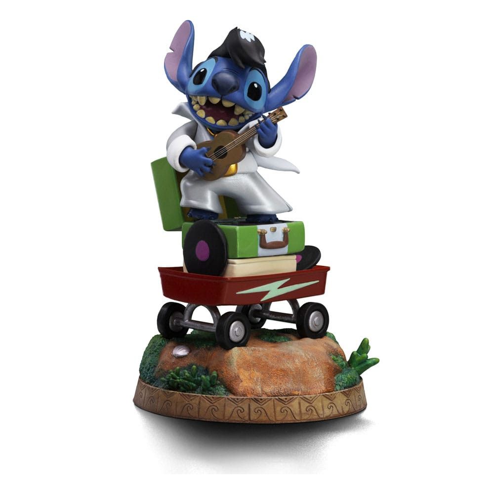 Lilo & Stitch statuette 1/10 Art Scale Stitch King of Rock 17 cm