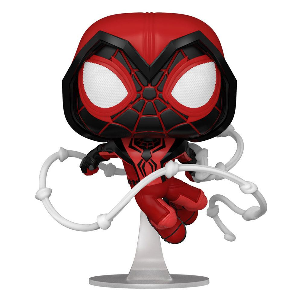 Figurine en vinyle Marvel's Spider-Man POP! 770 Games Miles Morales Red Suit 9 cm