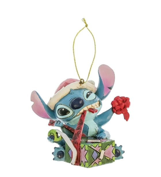 Décoration à suspendre STITCH UNBALLAGE CADEAU - DISNEY TRADITIONS