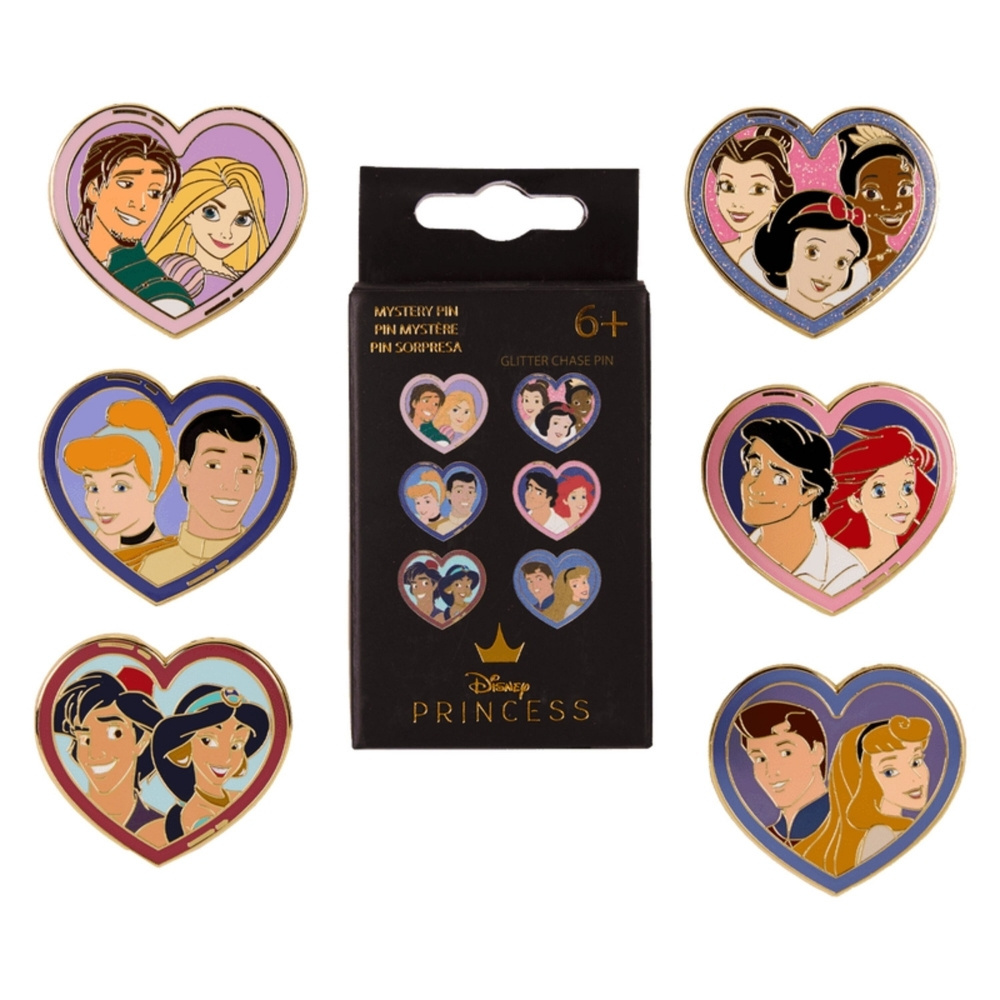 PIN'S MYSTÈRE PRINCESSE ET PRINCE - DISNEY LOUNGEFLY