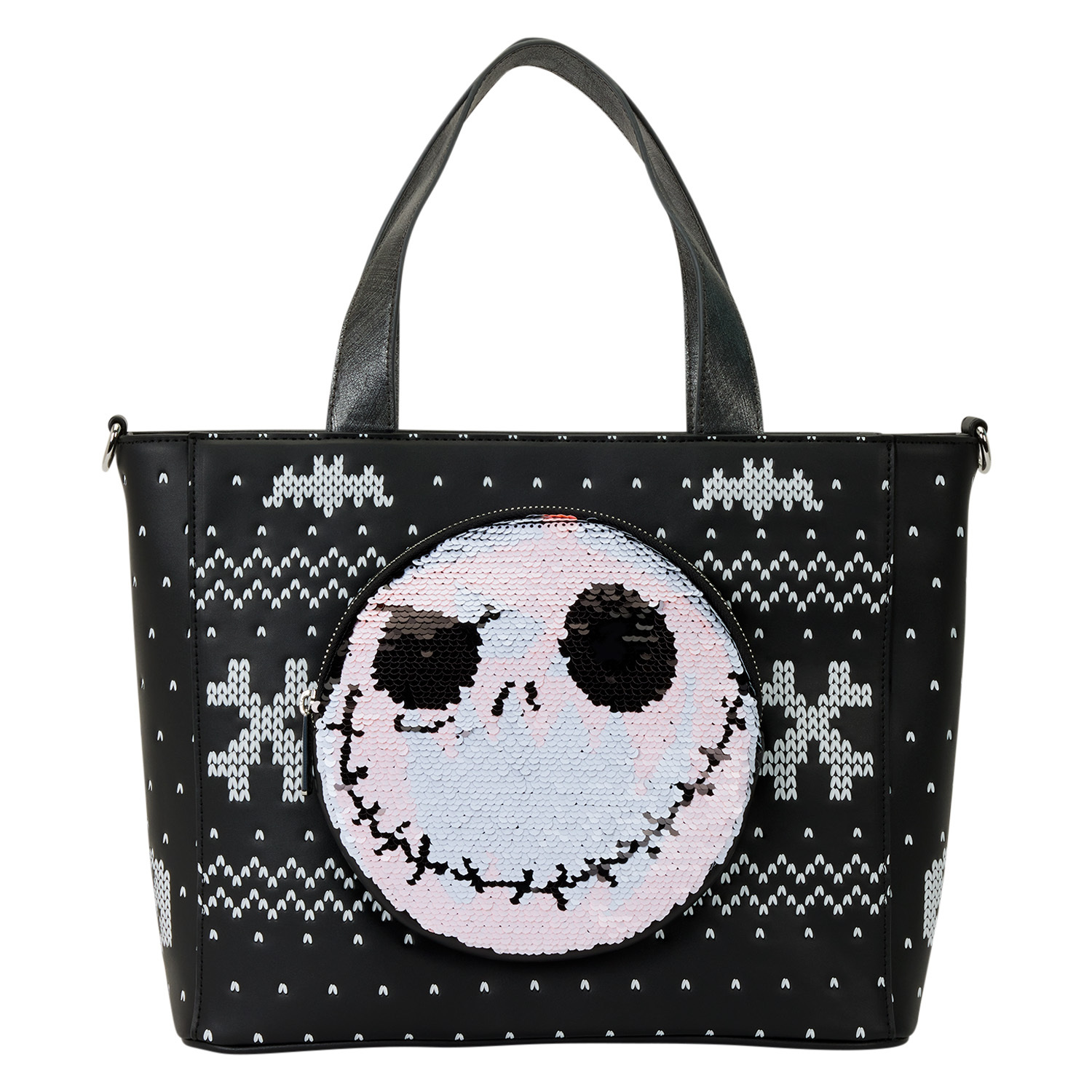 SAC TOTE AVEC PORTE MONNAIE JACK - DISNEY LOUNGEFLY L'ÉTRANGE NOËL DE MONSIEUR JACK