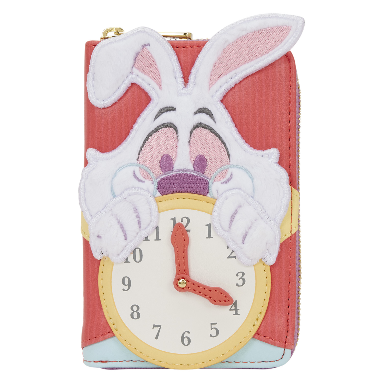 PORTEFEUILLE LAPIN BLANC - DISNEY LOUNGEFLY ALICE AU PAYS DES MERVEILLES
