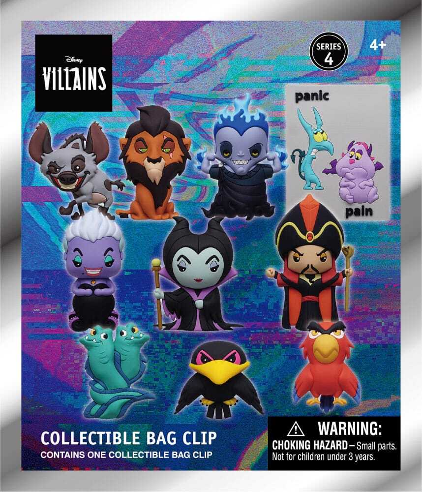 Pochette surprise porte-clés 3D Méchants Série 4 - Disney Villains