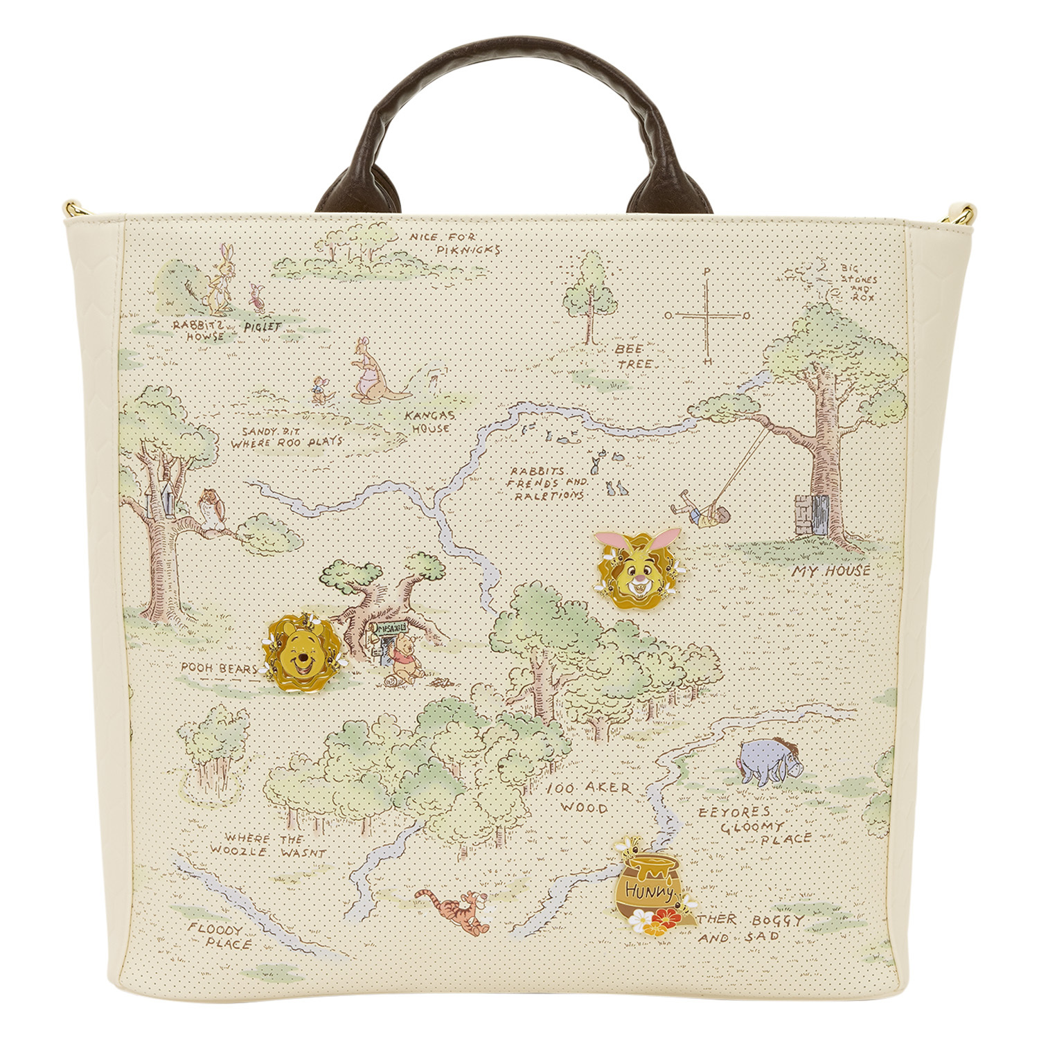 Sac Tote Winnie l'Ourson Forêt des Rêves Bleus - Disney Loungefly