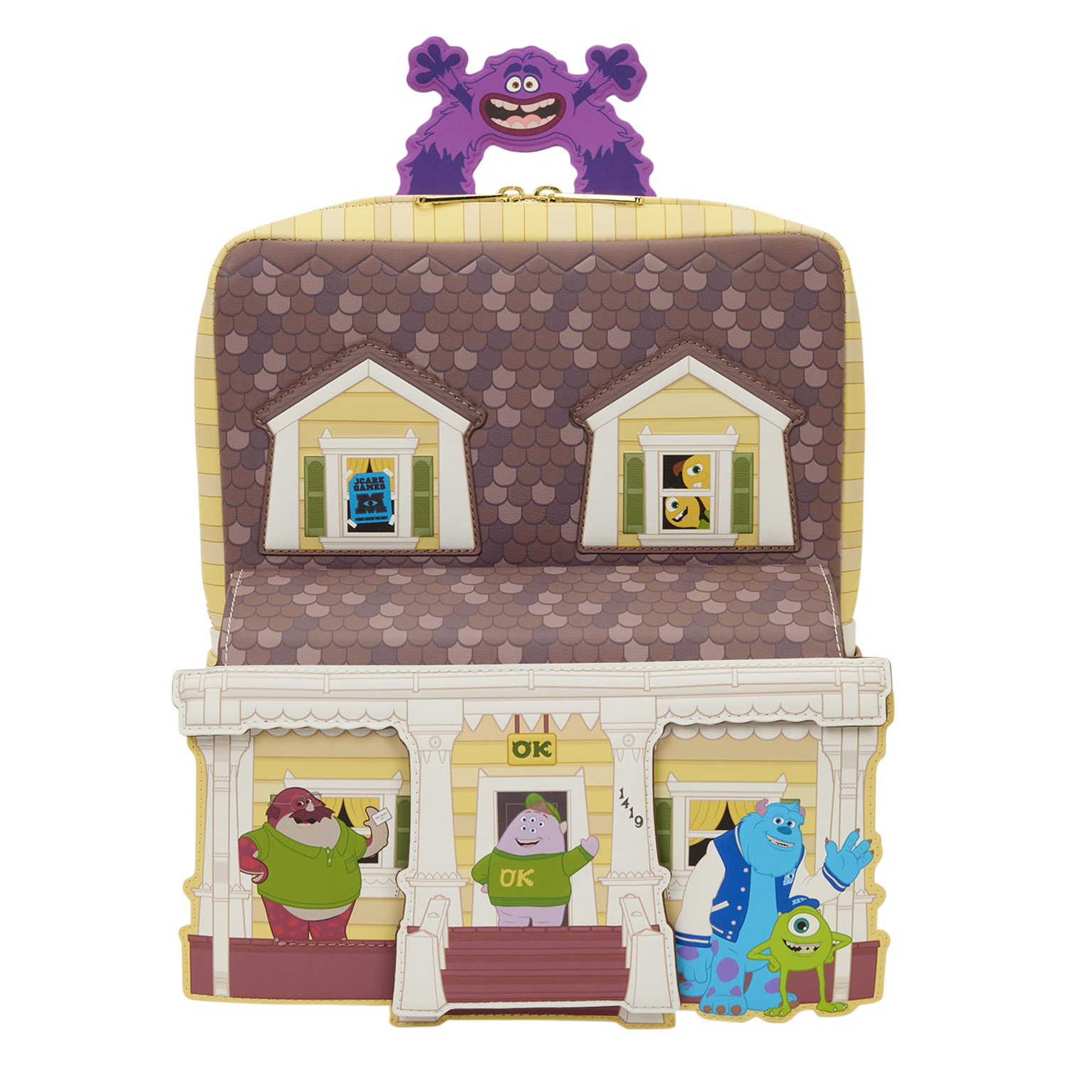 Mini sac à dos Oozma Kappa House - Disney-Pixar Loungefly Monstres Academy
