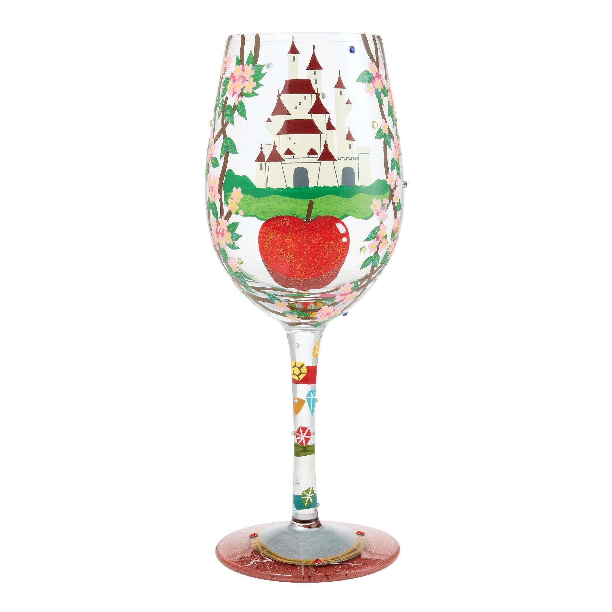 VERRE A VIN « LA VIE EST UN CONTE DE FÉES » BLANCHE-NEIGE - DISNEY LOLITA