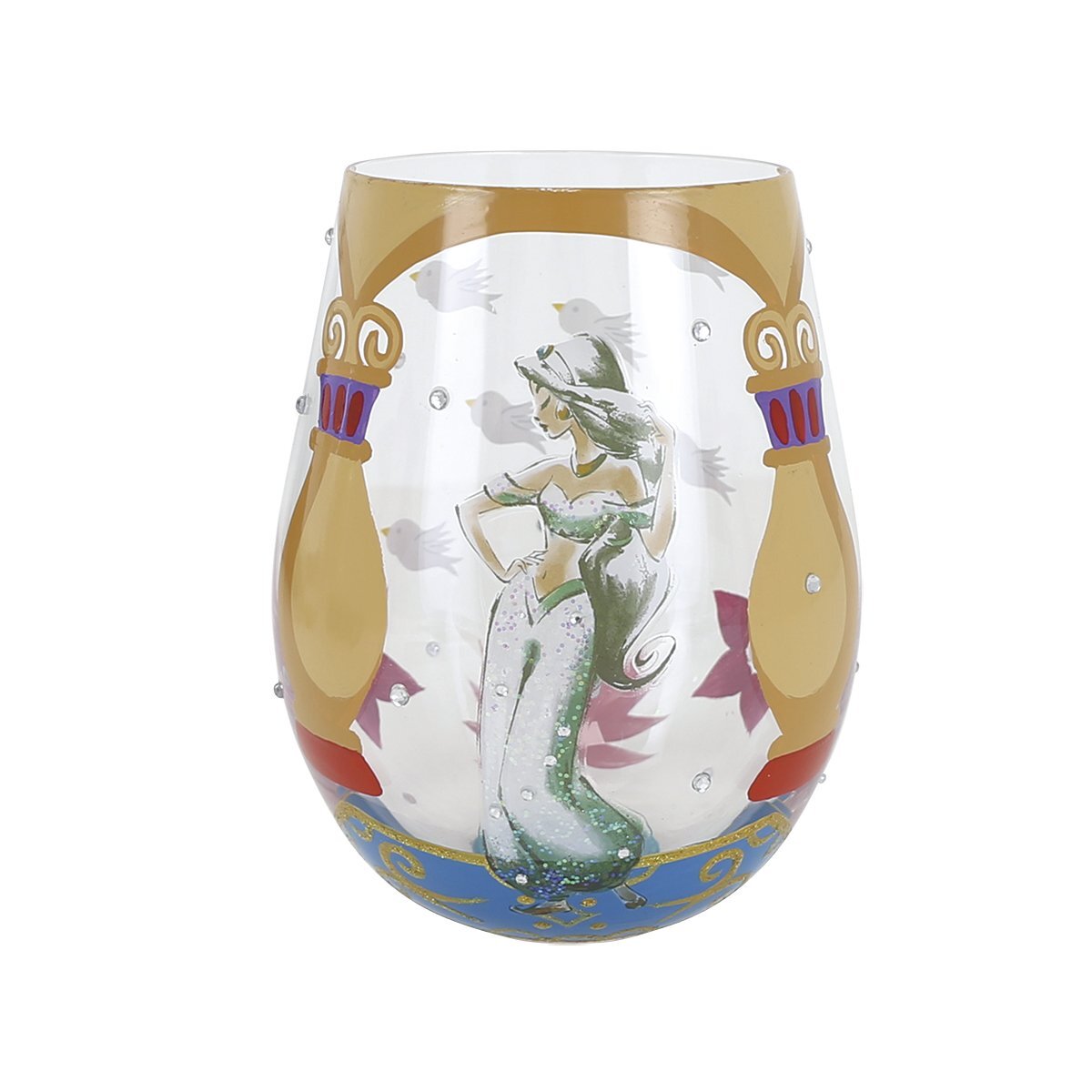 VERRE SANS PIED JASMINE « LAISSEZ VOS RÊVES S'ÉPANOUIR » - DISNEY LOLITA